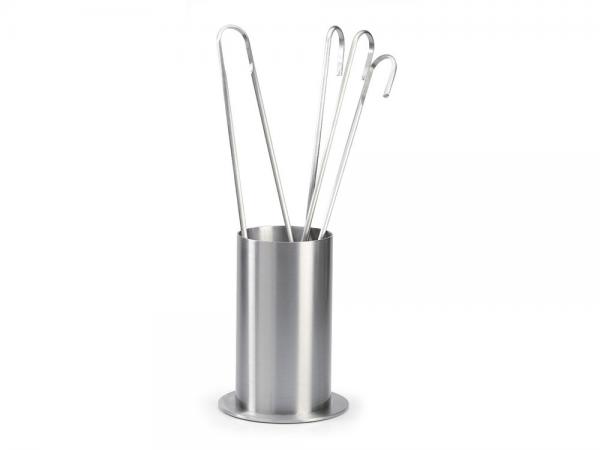 Set accessori per caminetto in acciaio inox lung. 70cm - Accessori per caminetti in acciaio by F.lli Guerra