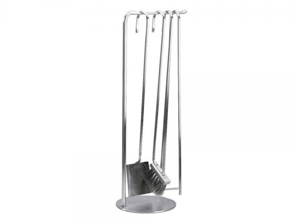 Set accessori per caminetto in acciaio inox lung. 70 cm. - Accessori per caminetti in acciaio by F.lli Guerra